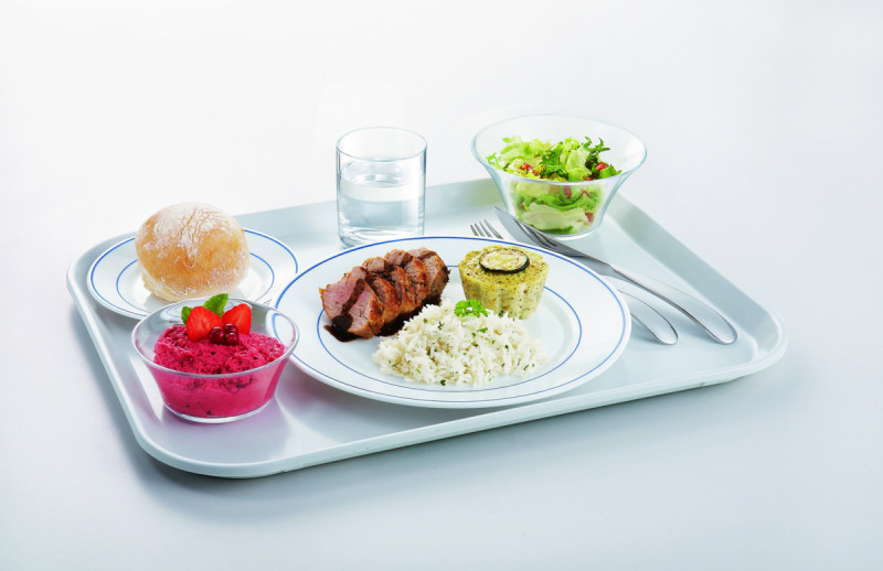 Assiette creuse rond blanc verre Ø 22,5 cm Restaurant Filet Bleu Arcoroc