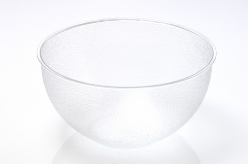 Grand saladier en plastique transparent 27cm, vaisselle jetable