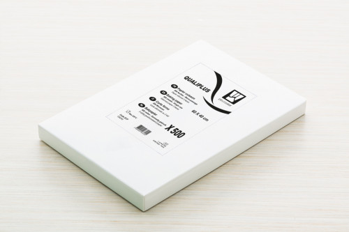 Papier cuisson simple face papier blanc 53x32,5 cm Pro.cooker (500 pièces)