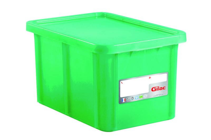 Caisse Plastique Gerbable « E6424-5120 » - Pack Vert Emballage