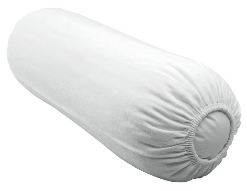 Housse protège-traversin blanc 140 cm 200 g/m² coton - ECOTEL ANNECY