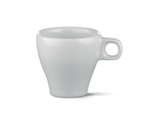 Tasse à expresso rond blanc en porcelaine Ø 6,3 cm 6,1 cm Paula