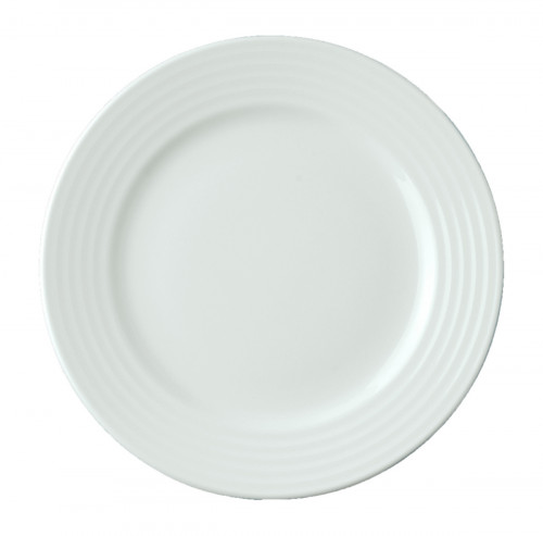 Assiette plate rond ivoire porcelaine vitrifiée Ø 31 cm Rondo Rak