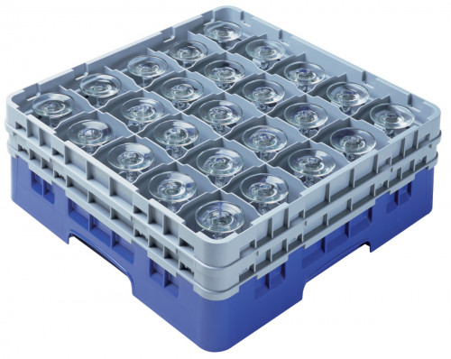 Casier de lavage 25 compartiments 50x50x14,3 cm 8,7 cm 11 cm Camrack Cambro