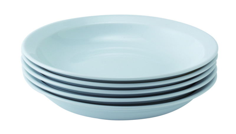 Assiette plate rond blanc porcelaine Ø 24,5 cm Optima Vaisselle
