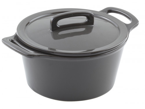 Cocotte rond gris grès émaillé Ø 17 cm Bistronome Pro.mundi