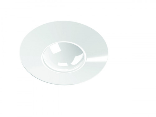 Assiette extra creuse rond blanc porcelaine vitrifiée Ø 28 cm Style Astera