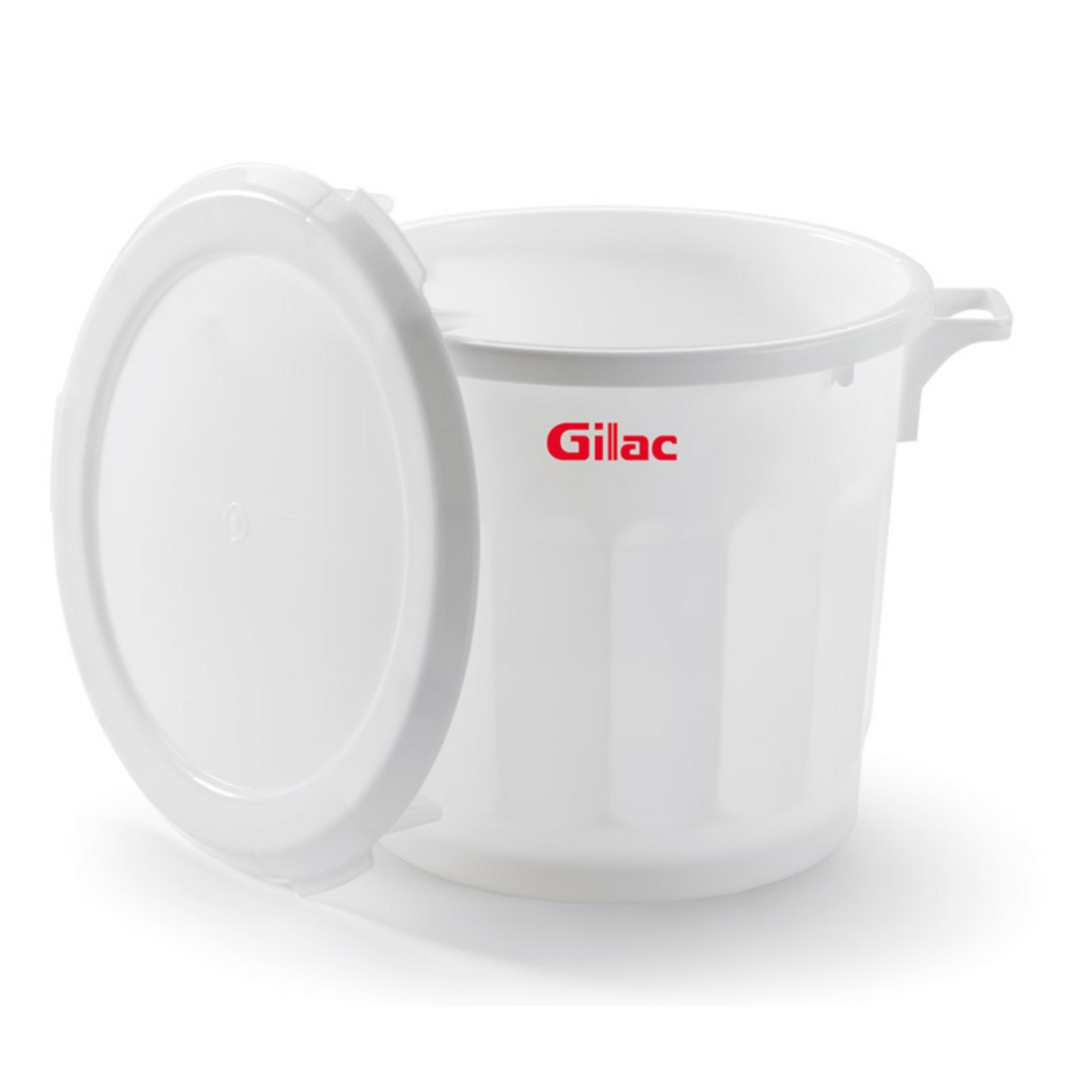 E1007729 - GILAC - Abattant WC rond blanc plastique Gilac