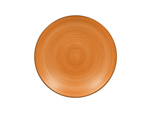 Assiette coupe creuse rond orange porcelaine vitrifiée Ø 22,2 cm Trinidad Rak