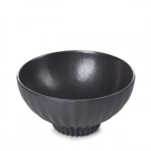 Bol rond noir porcelaine culinaire 30 cl Ø 12,3 cm Pekoe Revol