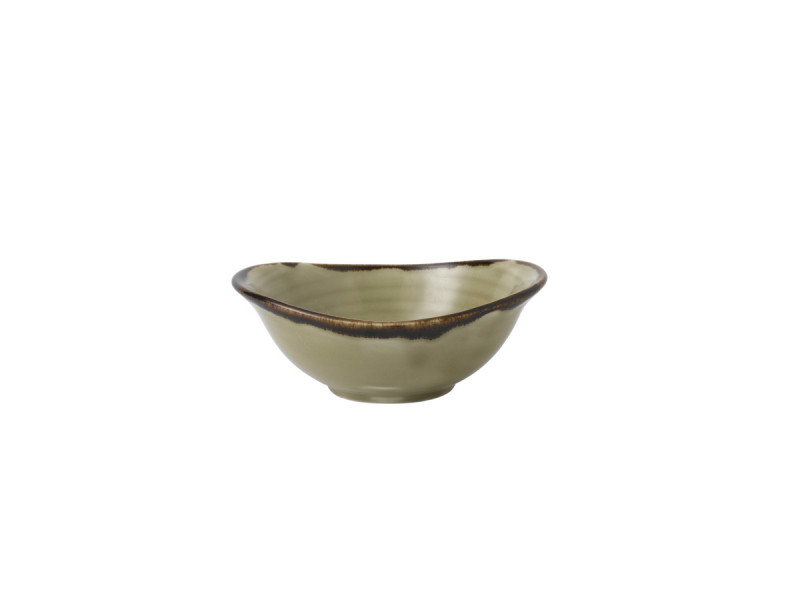 Bol à salade ovale beige porcelaine 17,4 cm Harvest Dudson