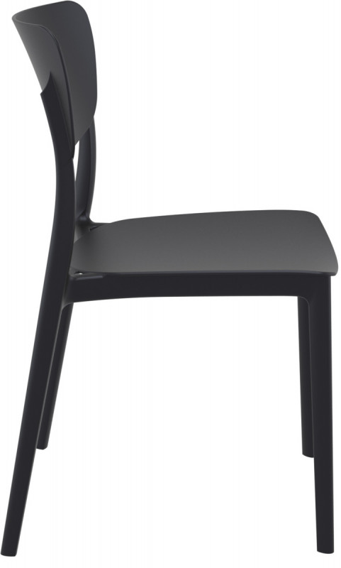 Chaise noir 82x45x82 cm Monna