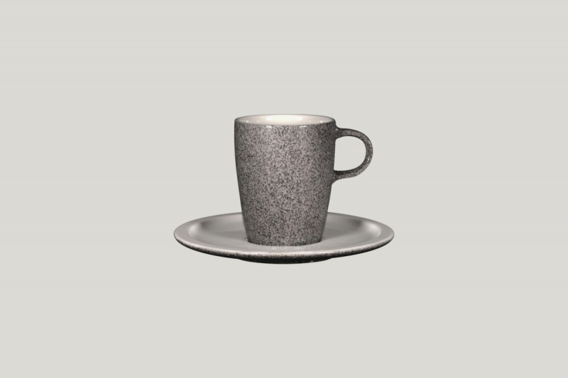 Tasse à thé gris porcelaine 23 cl Ø 7,3 cm Rakstone Ease Rak