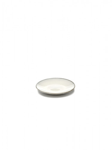Sous tasse à espresso rond blanc grès émaillé Ø 12 cm Inku Serax