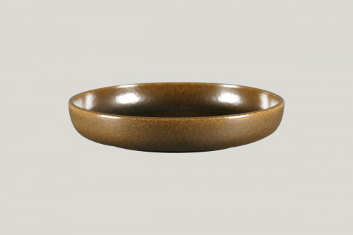 Assiette creuse rond bronze porcelaine Ø 25,8 cm Rakstone Ease Rak