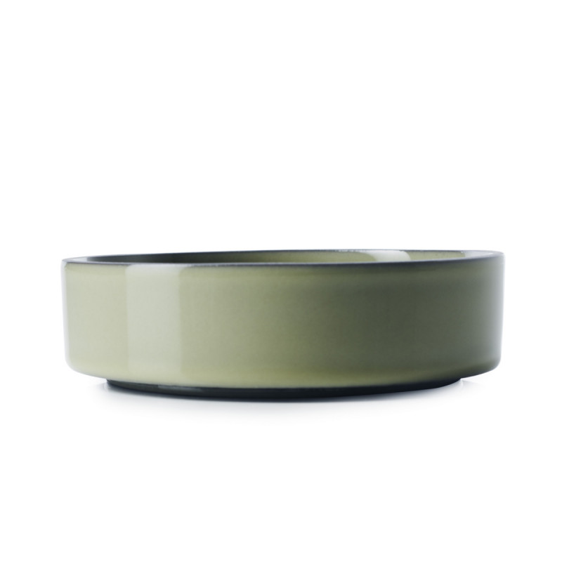 Coupelle rond vert porcelaine culinaire Ø 11 cm CaractÈre Revol