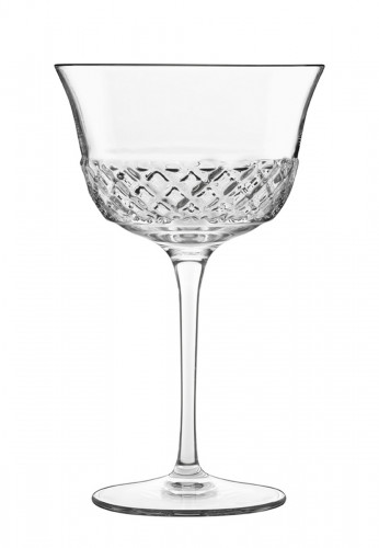 Verre à cocktail fizz verre cristallin 26 cl Roma 1960 Luigi Bormioli