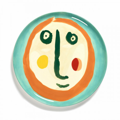 Assiette plate rond Face 2 grès émaillé Ø 35 cm Feast By Ottolenghi Serax