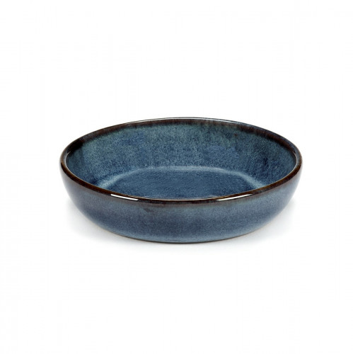 Bol rond bleu grès émaillé Ø 8,5 cm Pure Blue Serax