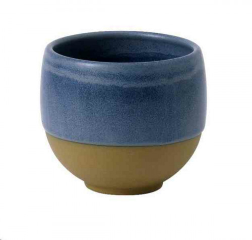 Pot à frites rond bleu porcelaine vitrifiée Ø 8,6 cm Emerge Churchill