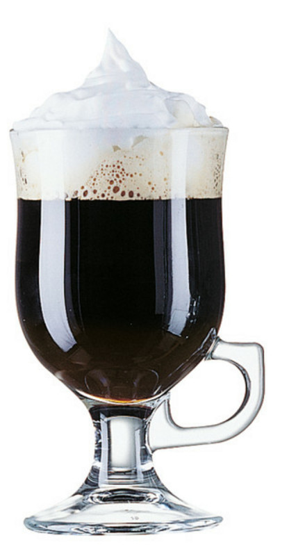 Verre à pied transparent verre trempé Ø 7,6 cm Irish Coffee Arcoroc