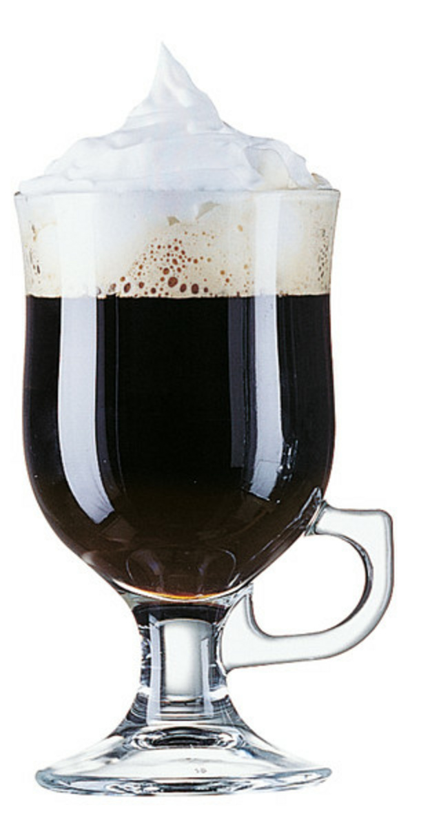 Verre à pied transparent verre Ø 7,6 cm Irish Coffee Arcoroc - ECOTEL ANNECY