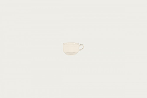 Tasse à expresso empilable rond blanc porcelaine bone china 6,7 cl Ø 6,3 cm Bravura Rak