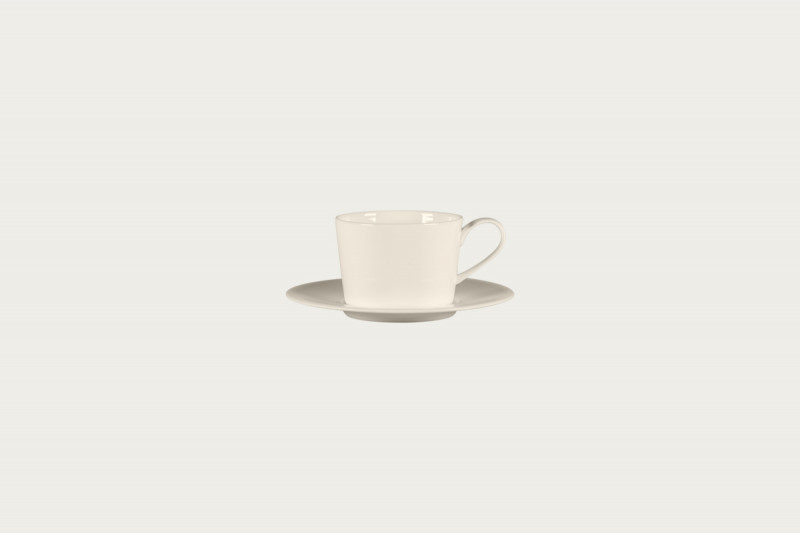 Sous tasse à café / thé rond ivoire porcelaine Ø 14,9 cm Fedra Rak