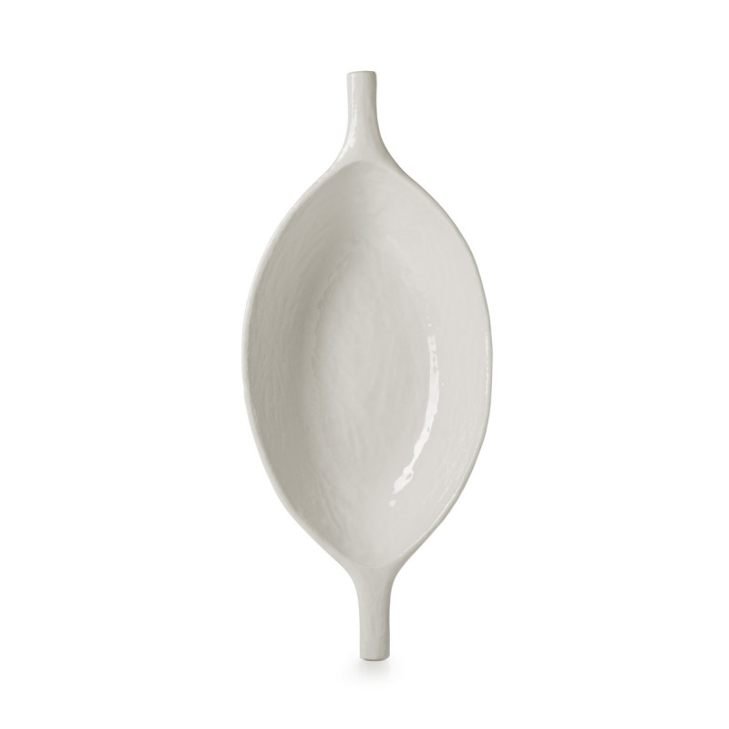 Coupe cabosse Blanc albâtre porcelaine 33 cm Yli Revol