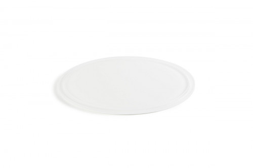 Plateau rond pour cloche résine Nacryl® blanc Ø 23 cm 1 cm Mealplak