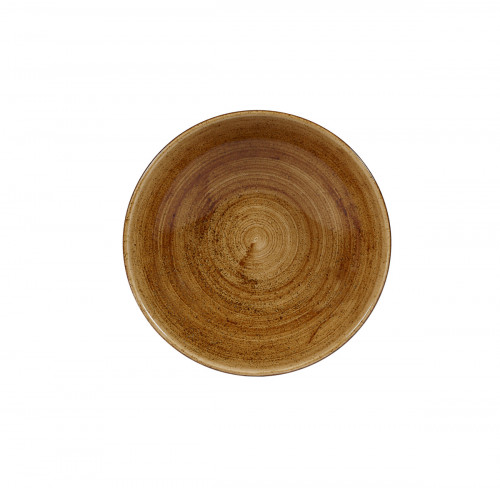 Assiette creuse rond Vintage Copper porcelaine vitrifiée Ø 18,2 cm Stonecast Patina Churchill