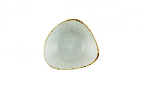 Bol triangulaire raw grey porcelaine vitrifiée 23,5 cm Stonecast Raw Churchill