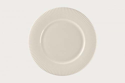 Assiette plate rond blanc porcelaine bone china Ø 32,5 cm Spectra Rak