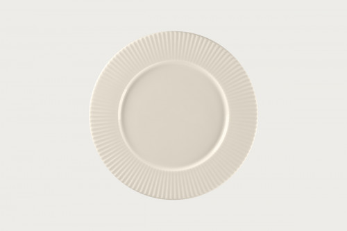 Assiette plate rond blanc porcelaine bone china Ø 29,2 cm Spectra Rak