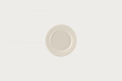 Assiette plate rond blanc porcelaine bone china Ø 16 cm Spectra Rak