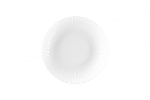 Assiette coupe creuse rond blanc porcelaine bone china Ø 26,6 cm Spectra Rak