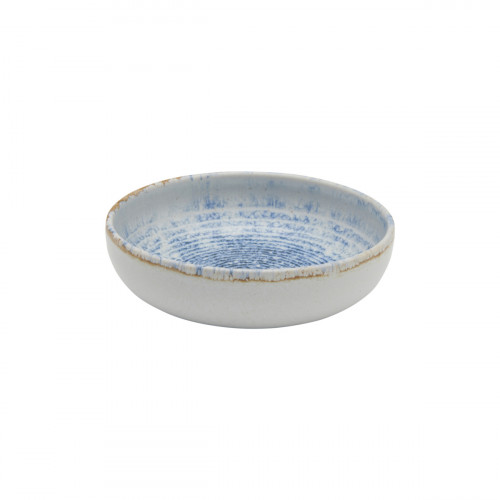 Coupelle rond bleu grès émaillé Ø 16 cm Ice Accolade