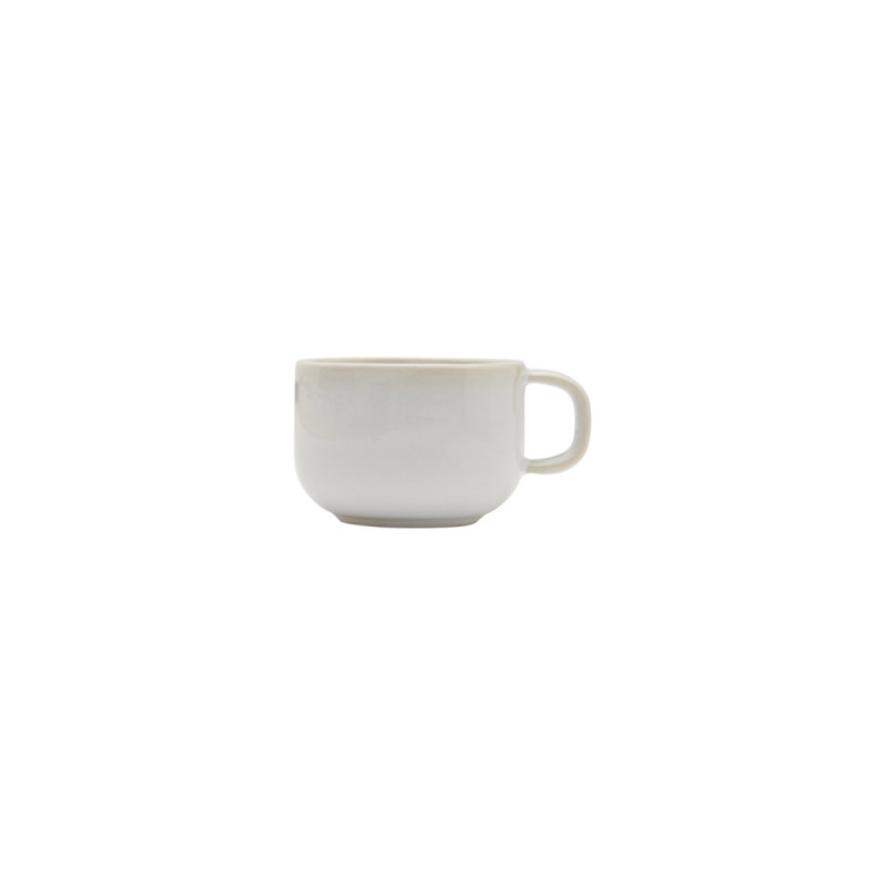 Tasse à thé rond beige grès émaillé 21 cl Ø 8,5 cm Sand Accolade