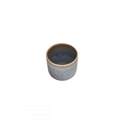 Gobelet rond bleu glacier grès émaillé 9 cl Ø 6,3 cm Snow Pro.mundi