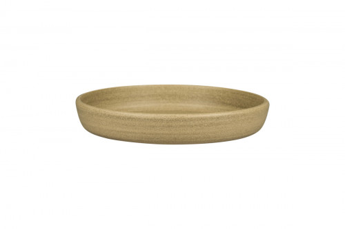 Assiette coupe creuse rond beige porcelaine Ø 23,7 cm Selva Rak