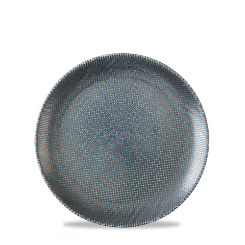 Assiette coupe plate rond bleu porcelaine vitrifiée Ø 16,5 cm Astro Churchill