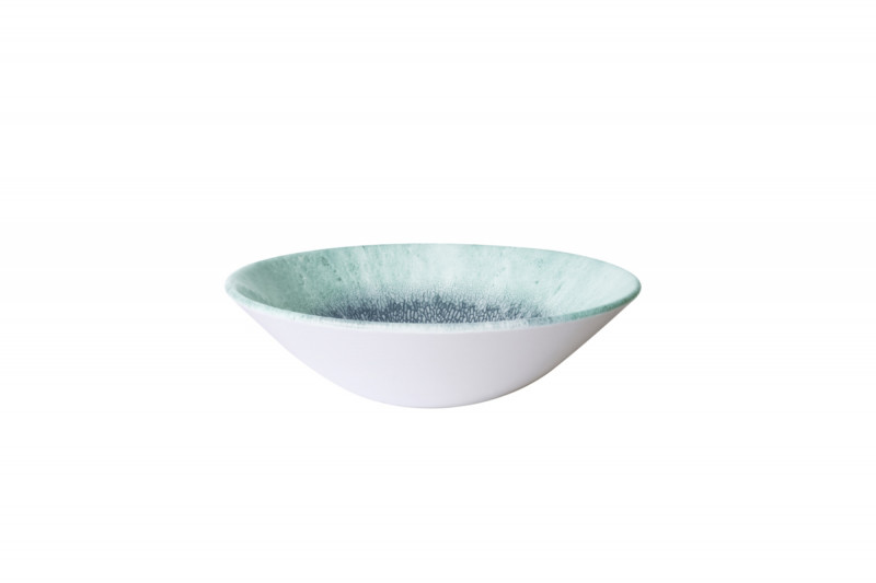 Bol rond Aquamarine porcelaine vitrifiée Ø 22 cm Fusion Churchill