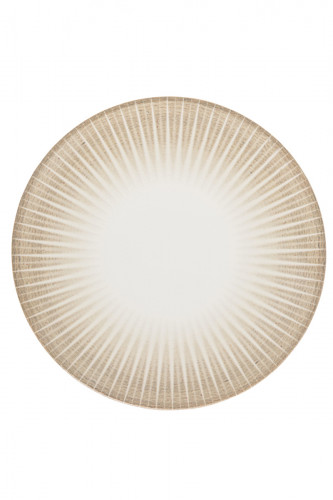 Assiette coupe plate rond porcelaine Ø 24 cm Palma Accolade