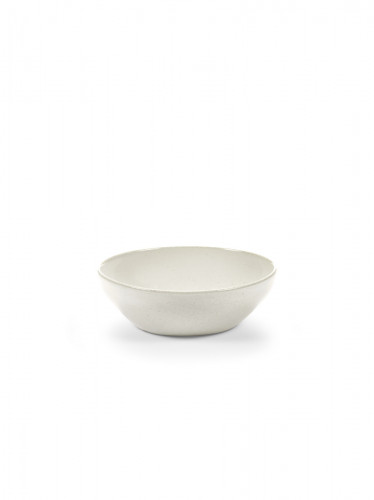 Bol ovale Off White grès émaillé 17,5 cm Out Of Lines Serax