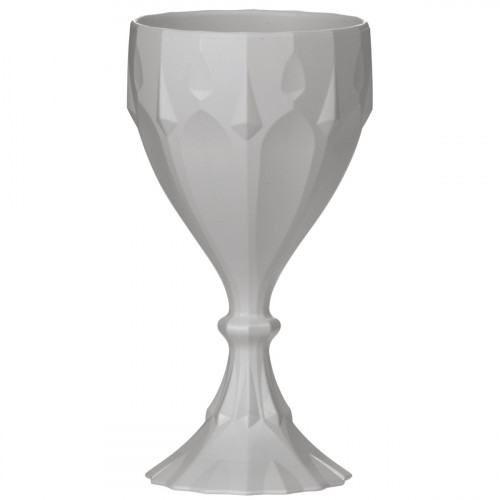 Verre à pied Blanc Coton fibre végétale 16 cl Banquise Liliroc Saint Romain