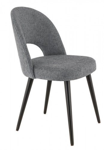 Chaise gris foncé 84x60x59 cm Ginette Flexmob
