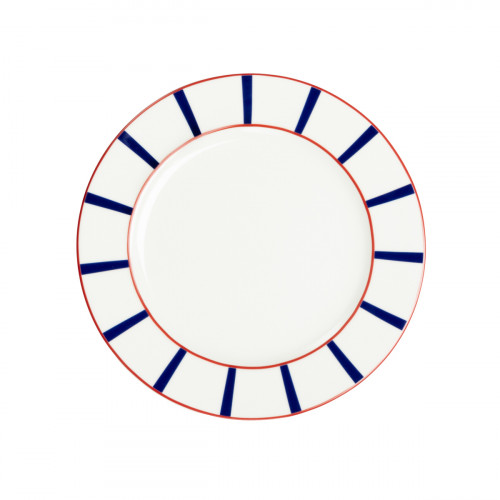 Assiette plate avec aile blanc porcelaine Ø 27 cm Ama Pro.mundi