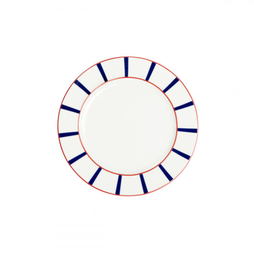 Assiette plate avec aile blanc porcelaine Ø 21 cm Ama Pro.mundi