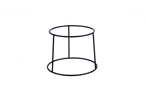 Rehausse acier noir Ø 24,2 cm 18 cm Naro Pro.mundi