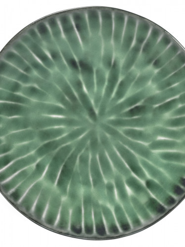 Assiette coupe plate rond vert grès émaillé Ø 14,5 cm 14,5 cm Verde Lanza Serax